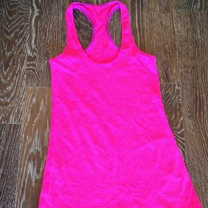 Lululemon Cool Racerback Tank- Hot Pink size 6